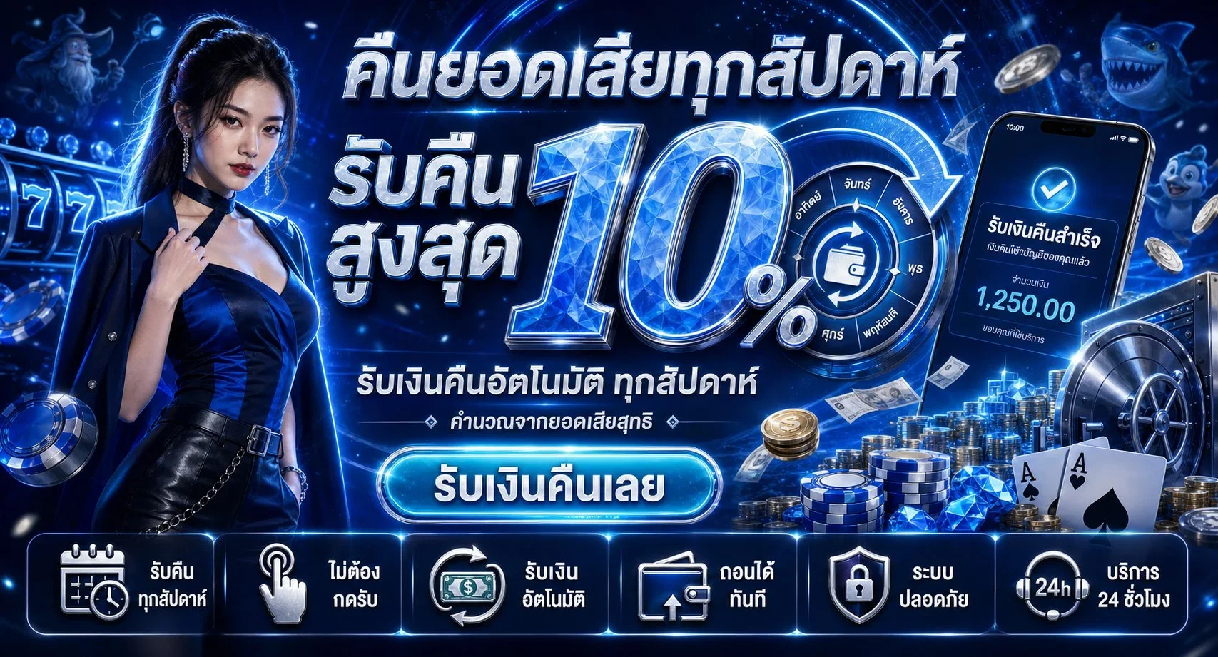 9click เว็บพนันออนไลน์ คาสิโนสด บาคาร่า 24 ชั่วโมง